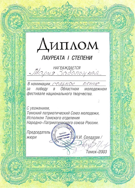 Дипломы