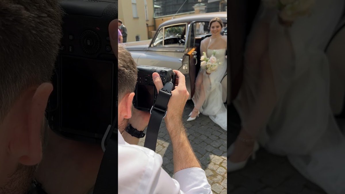 Wedding backstage