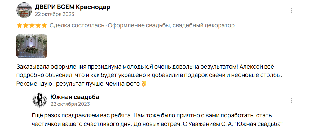 Отзывы наших клиентов