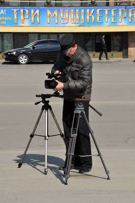 Съёмки рекламного ролика. 2011г.