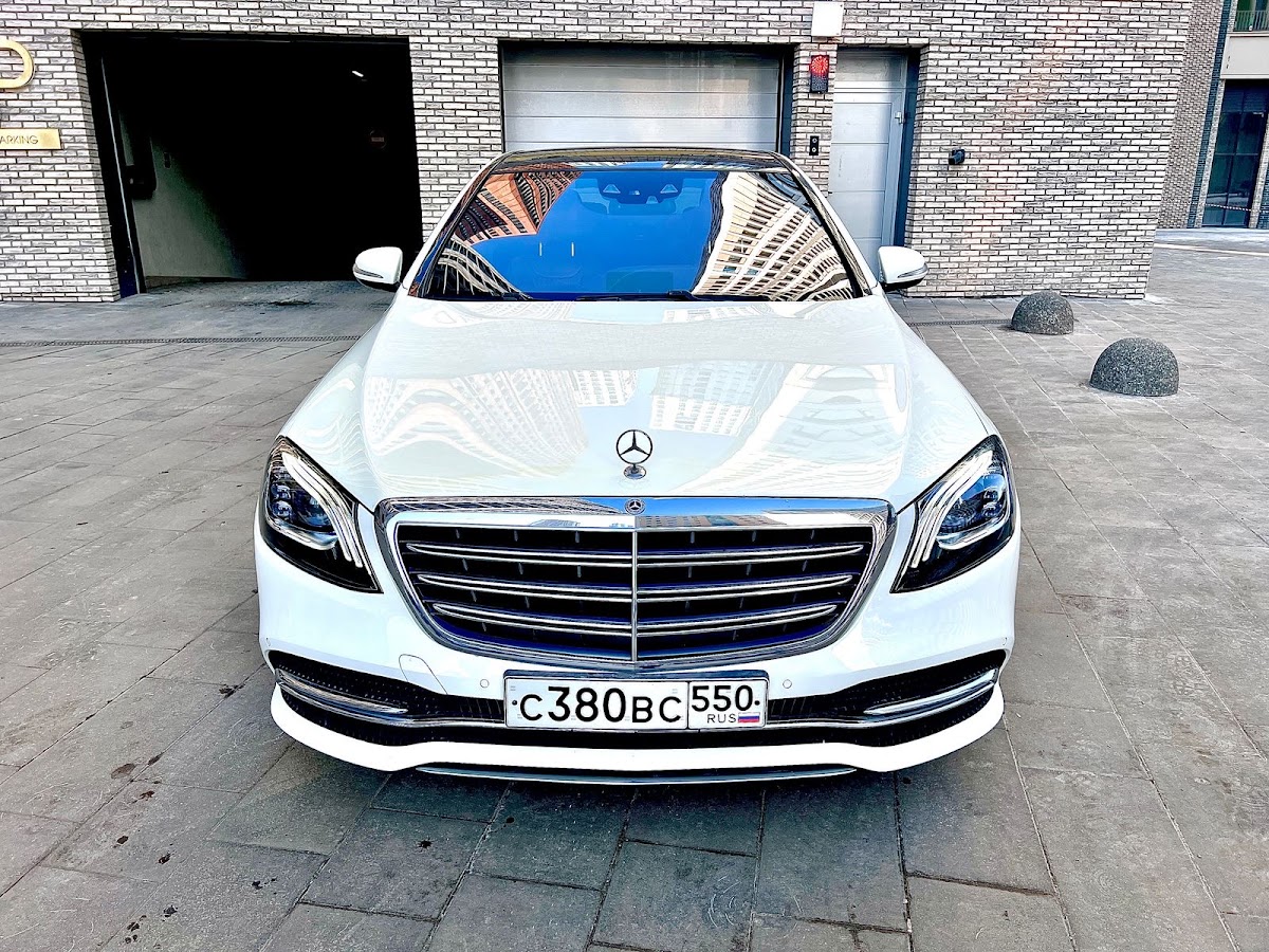 Мерседес S500 LONG (w222) рестайлинг  гос.N380