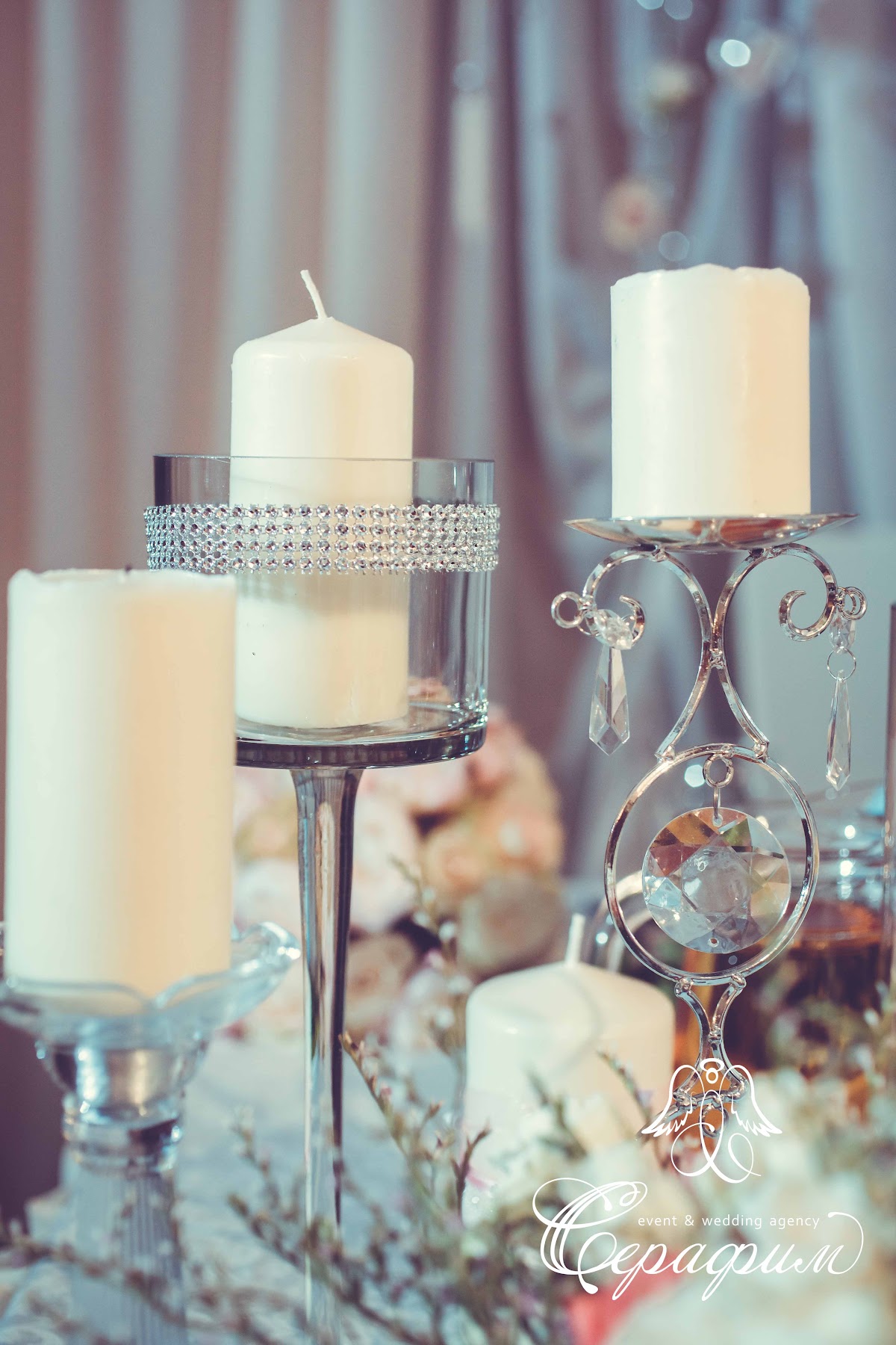 Rose and white wedding