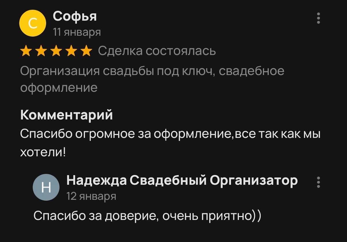 Отзывы