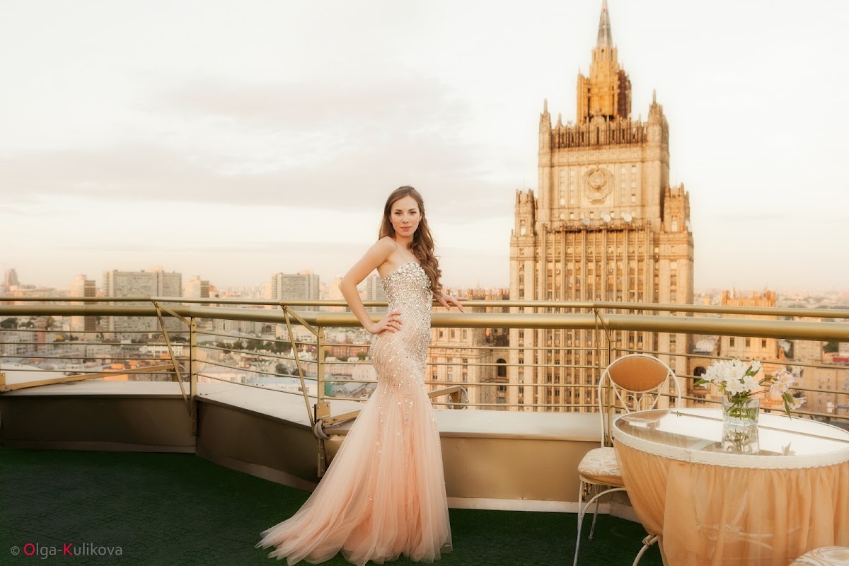 Свадьба на крыше Москвы