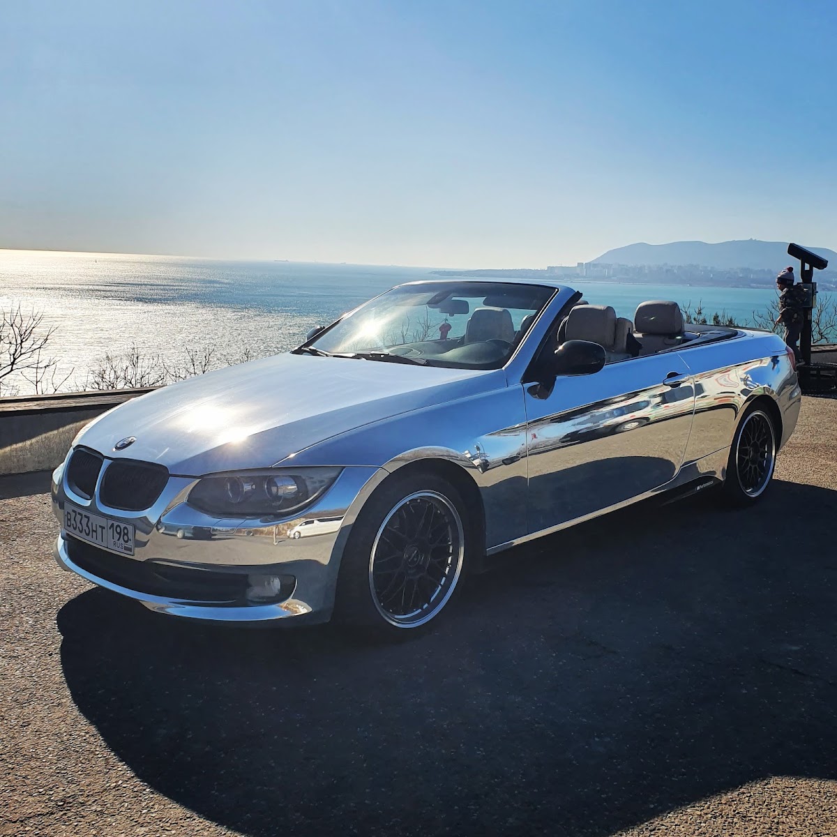 Хромированный кабриолет BMW
