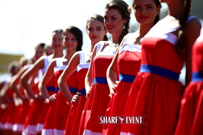 Наши модели официальные Grid Girls на Формула-1. Гран-При России. Сочи