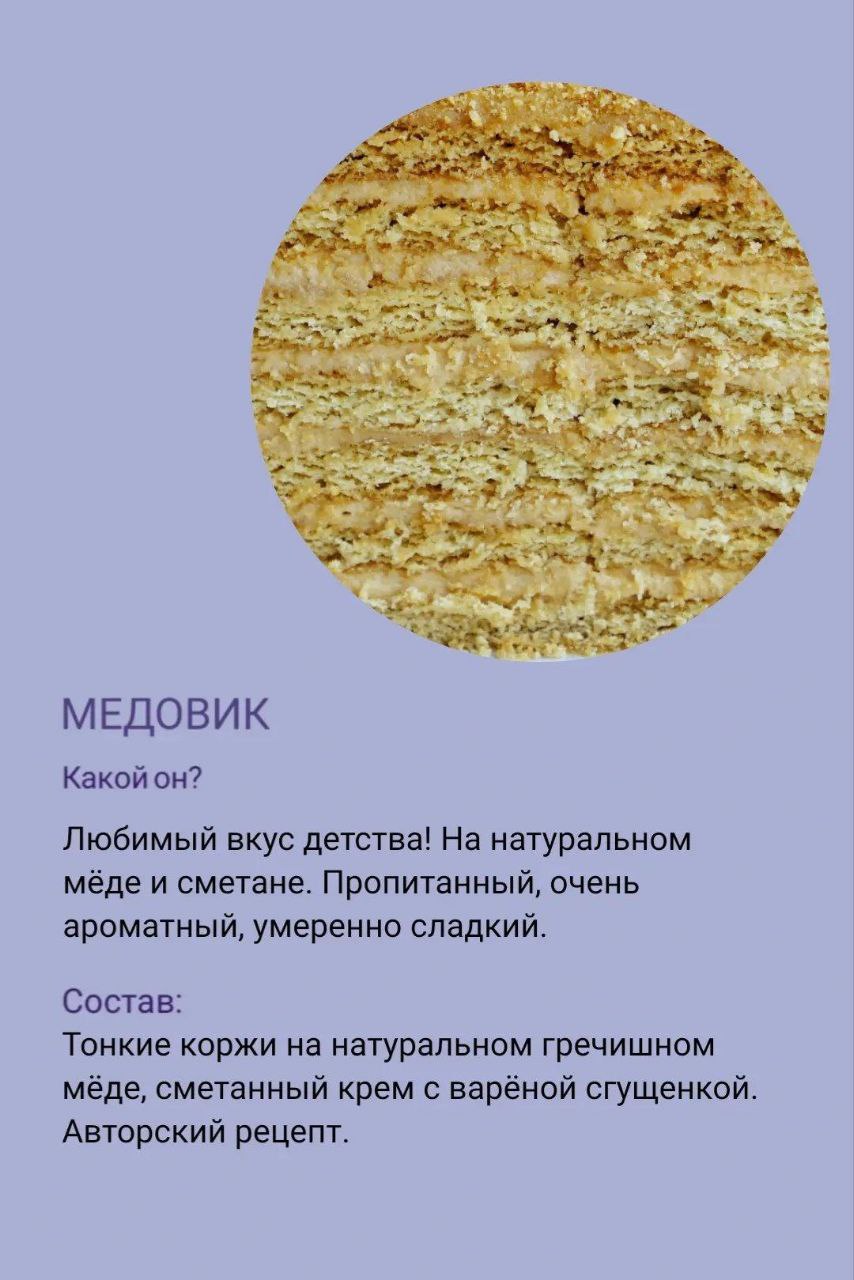 Начинки для тортов