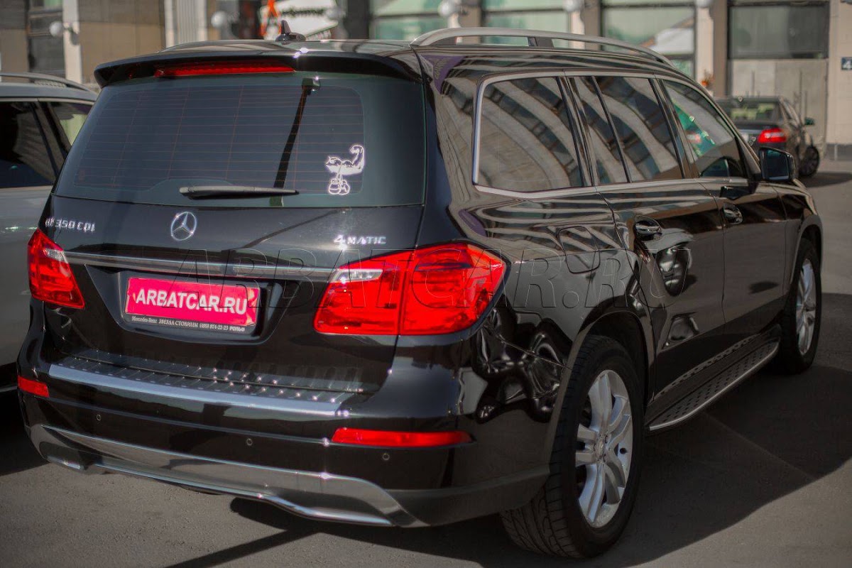 Mercedes GL-class (X166) черный на темном салоне — кадр 3 из 6