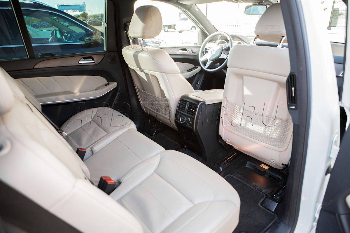 Mercedes GL-class (X166) белый на светлом салоне — кадр 5 из 6