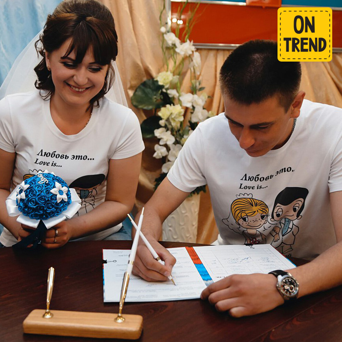 Свадебные футболки от компании «On-Trend»