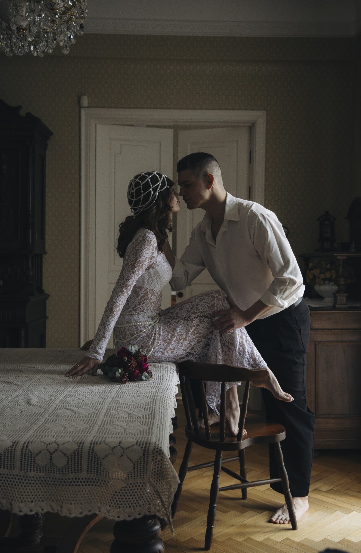 Влад и Екатерина (Свадебная фотосессия в студии)