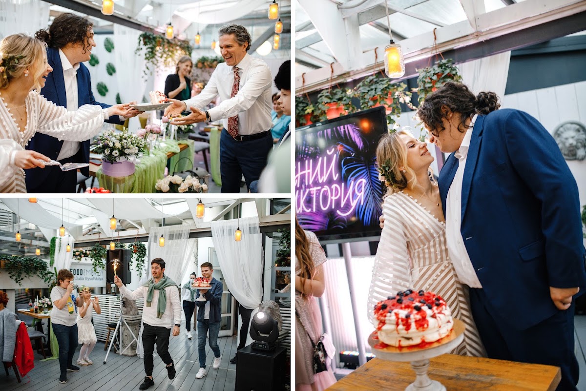 Свадьба в МАЕ. ДА! Open Air в Food Embassy. Вика и Женя.