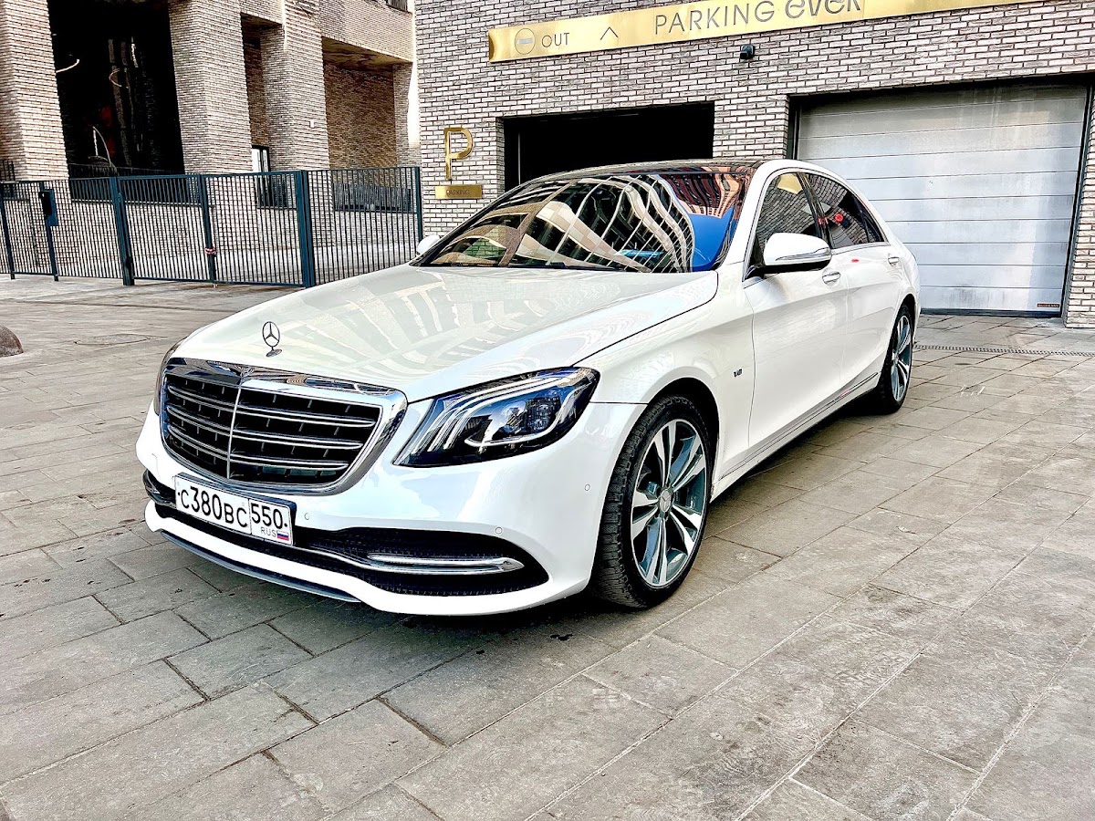Мерседес S500 LONG (w222) рестайлинг  гос.N380