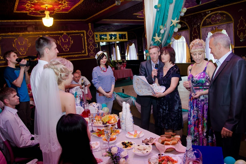 Морская свадьба Саши и Кристины, 2013