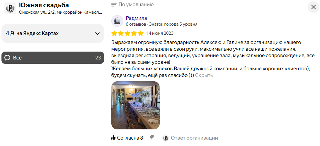 Отзывы наших клиентов