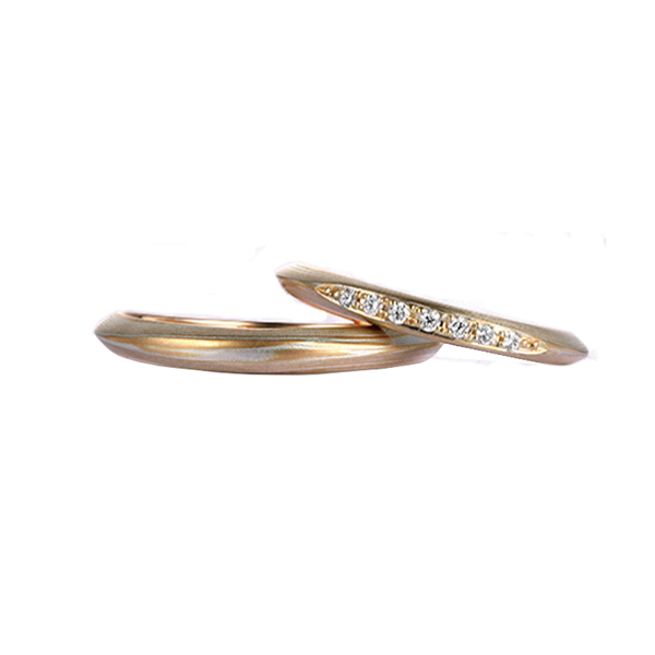 Обручальные и помолвочные кольца Mokume Gane