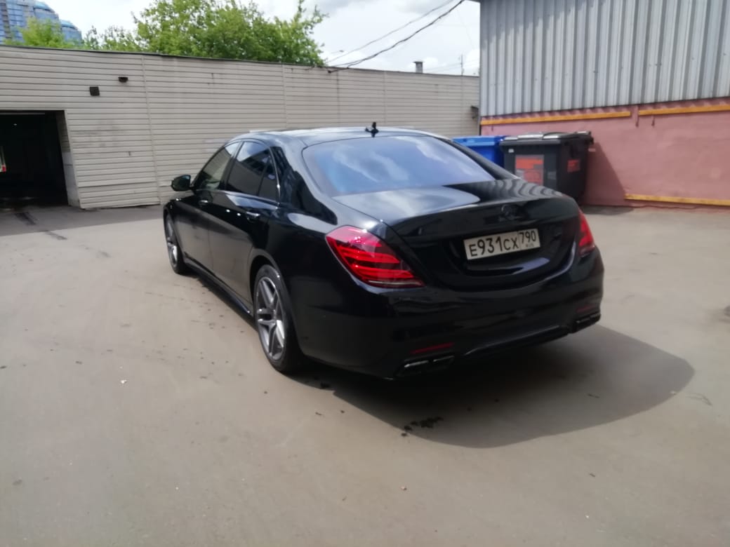 Мерседес w222 AMG рестайлинг  гос.N931 — кадр 4 из 13