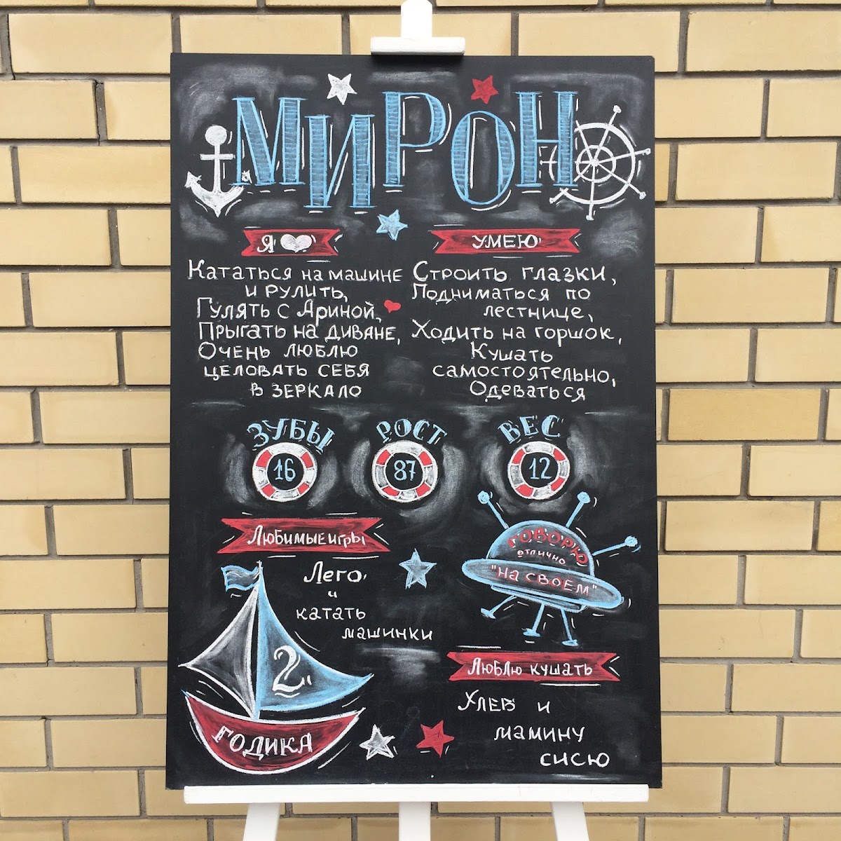 Роспись мелом и меловые доски Мeloff