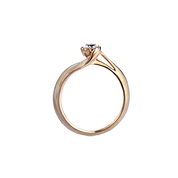 Обручальные и помолвочные кольца Mokume Gane