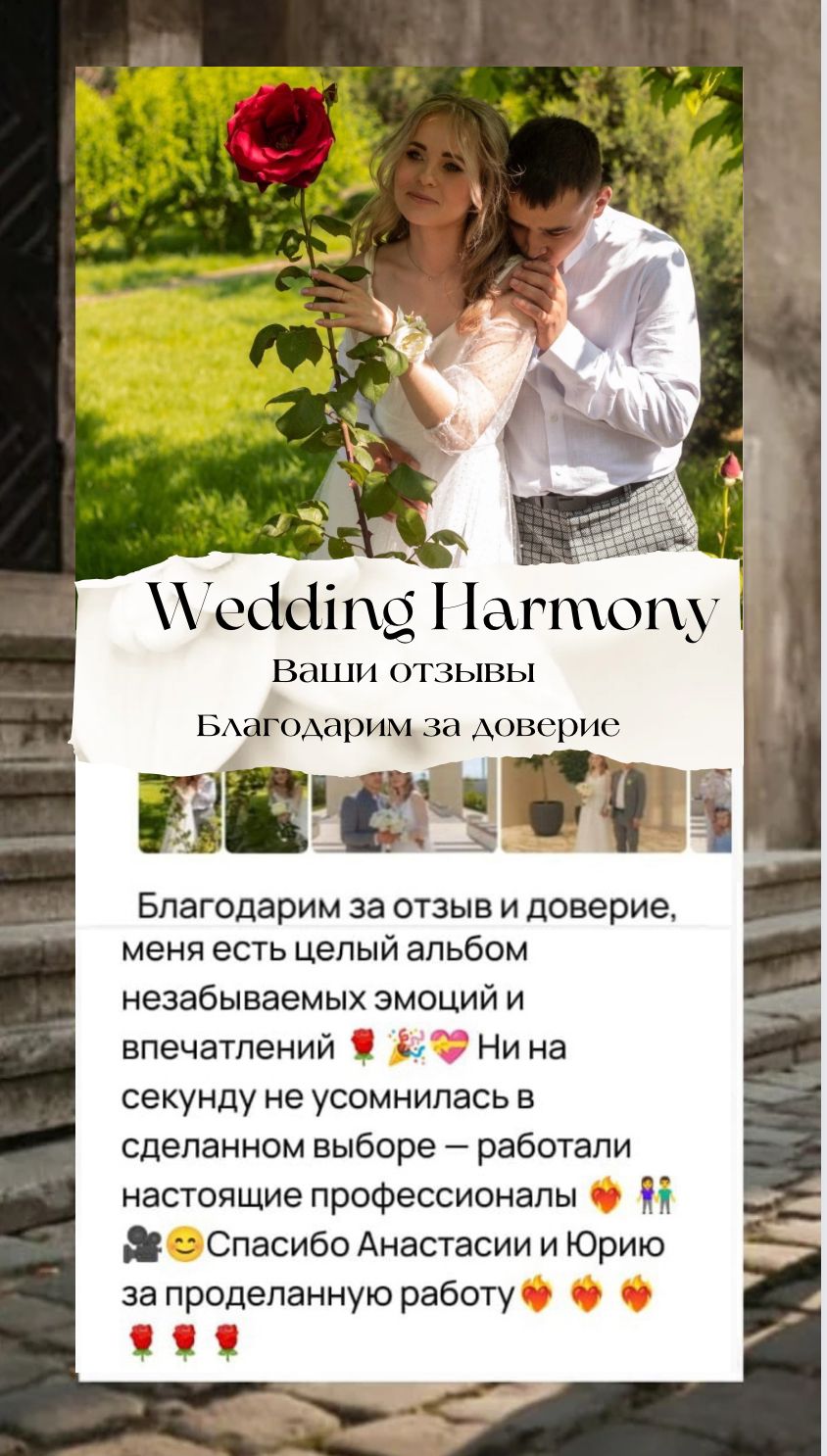 Отзывы наших прекрасных клиентов