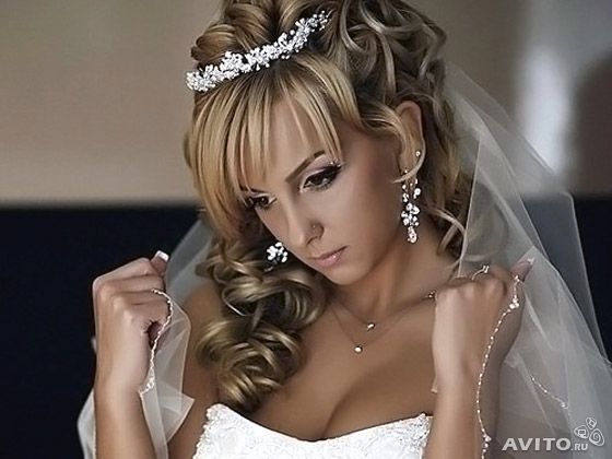 Свадебные прически и макияж