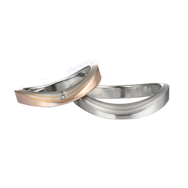 Обручальные и помолвочные кольца Mokume Gane