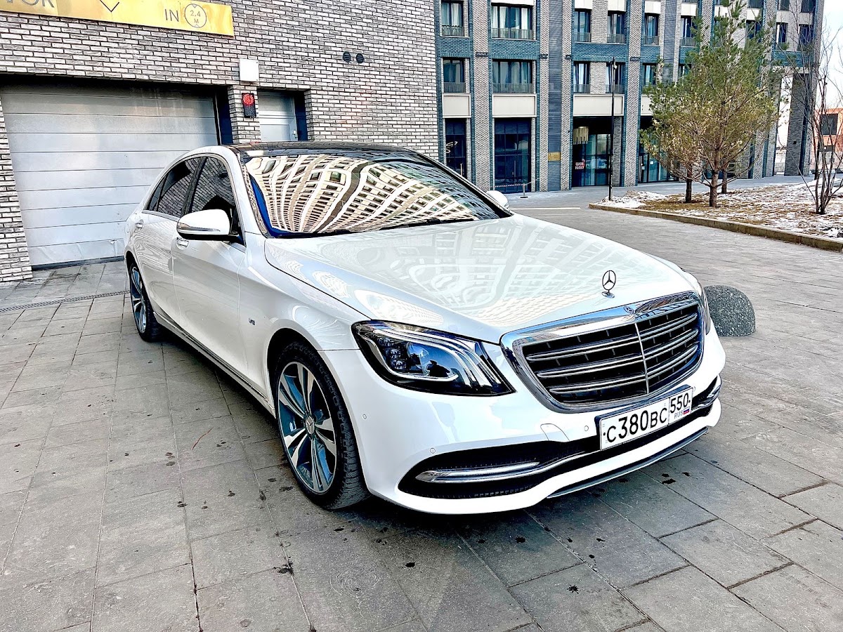 Мерседес S500 LONG (w222) рестайлинг  гос.N380 — кадр 3 из 12