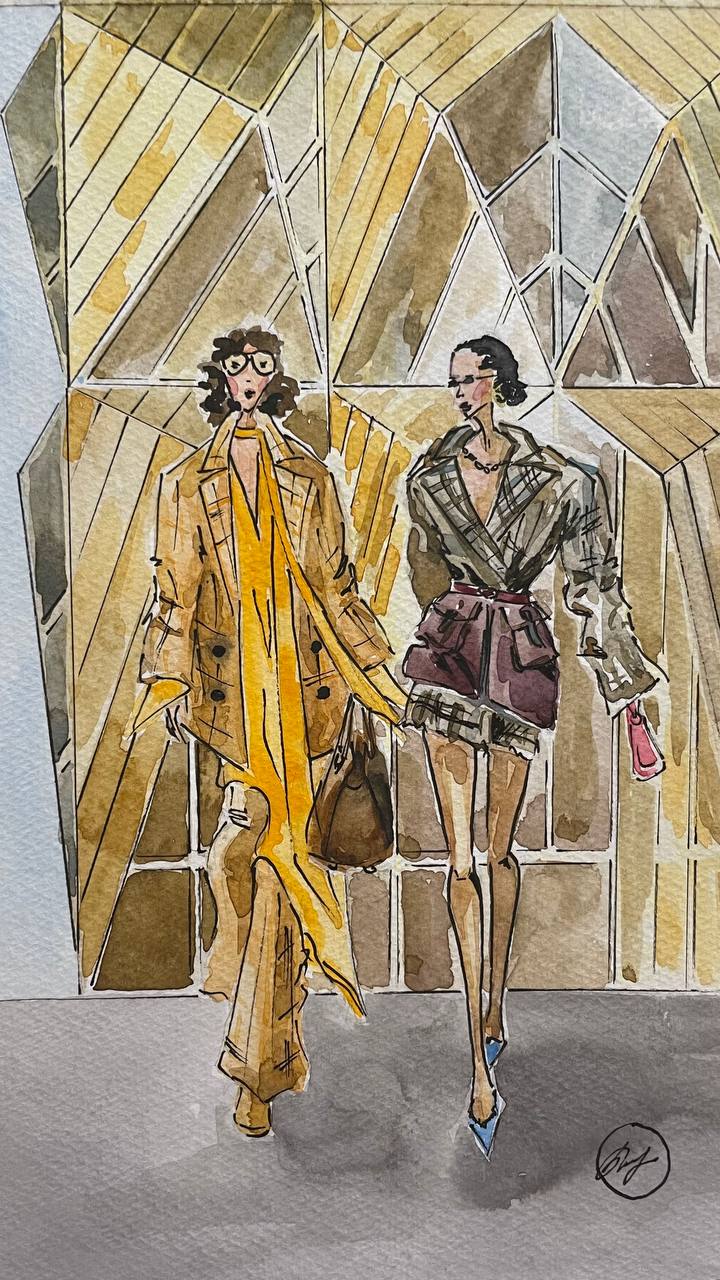 Event и fashion иллюстрации