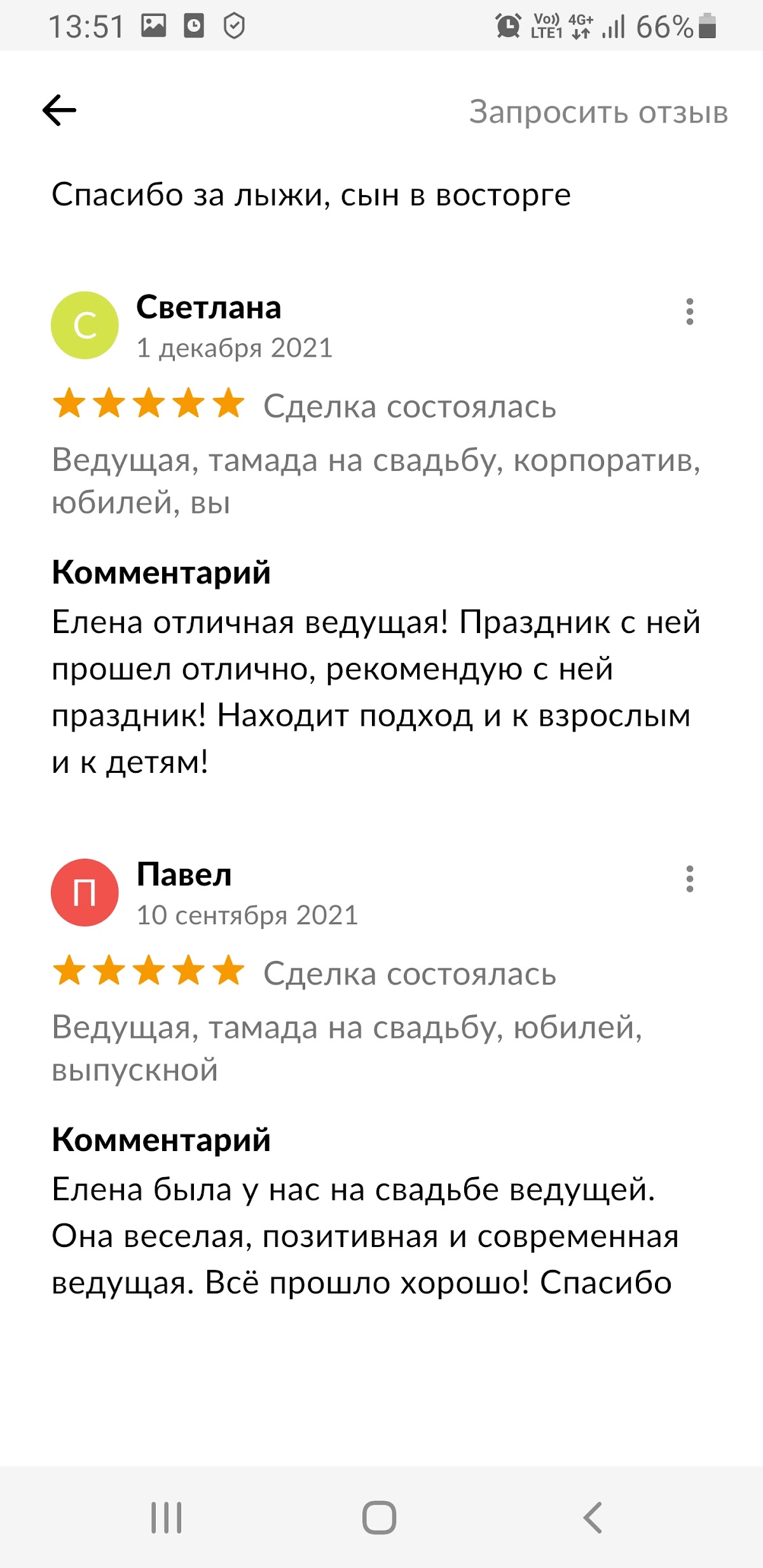 Отзывы