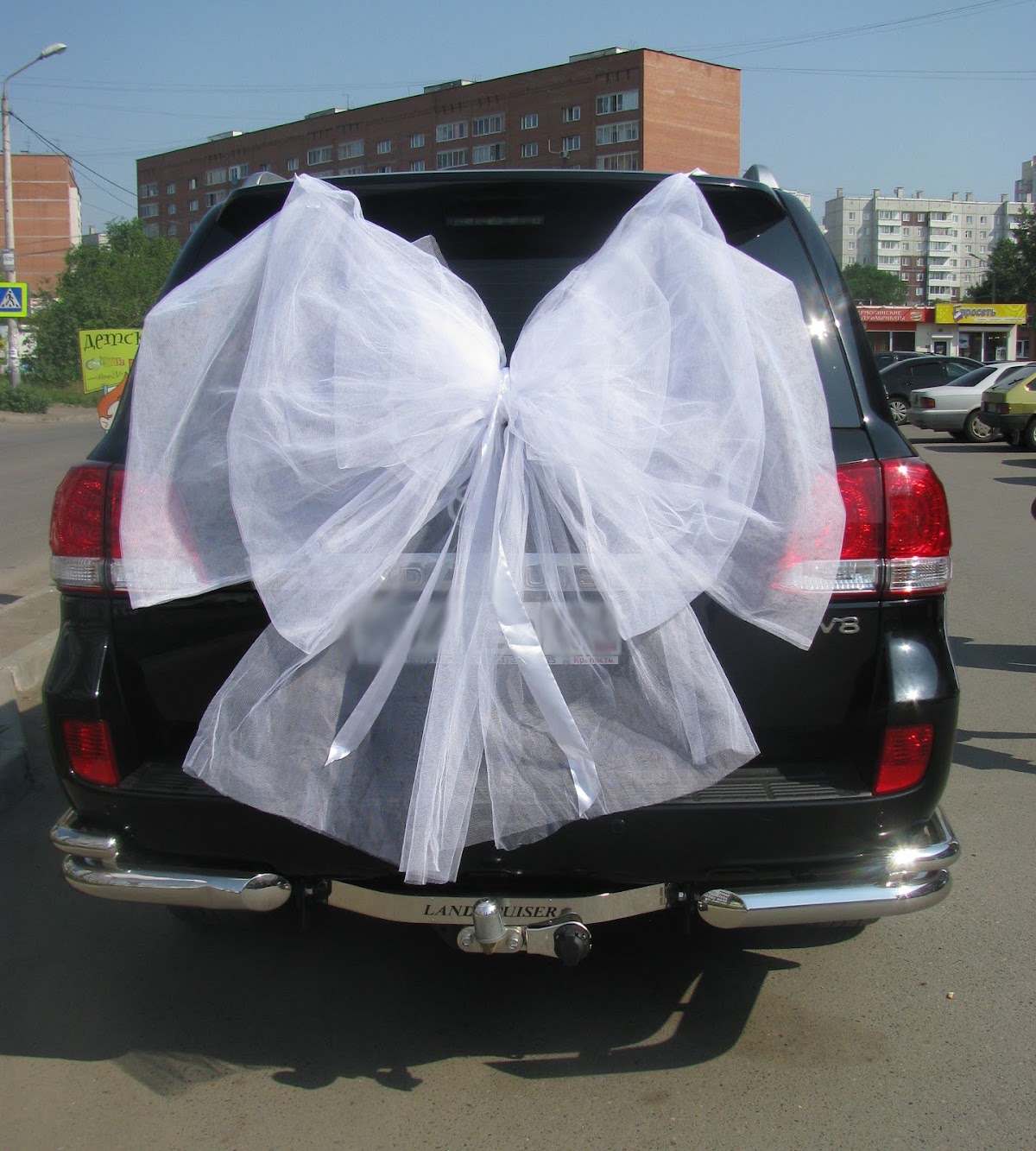 украшения на свадебное авто в прокат