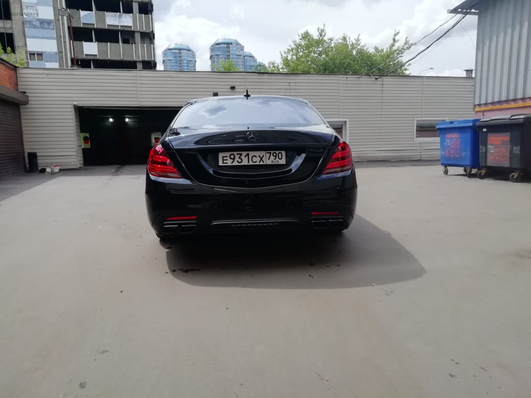 Мерседес w222 AMG рестайлинг  гос.N931 — кадр 3 из 13