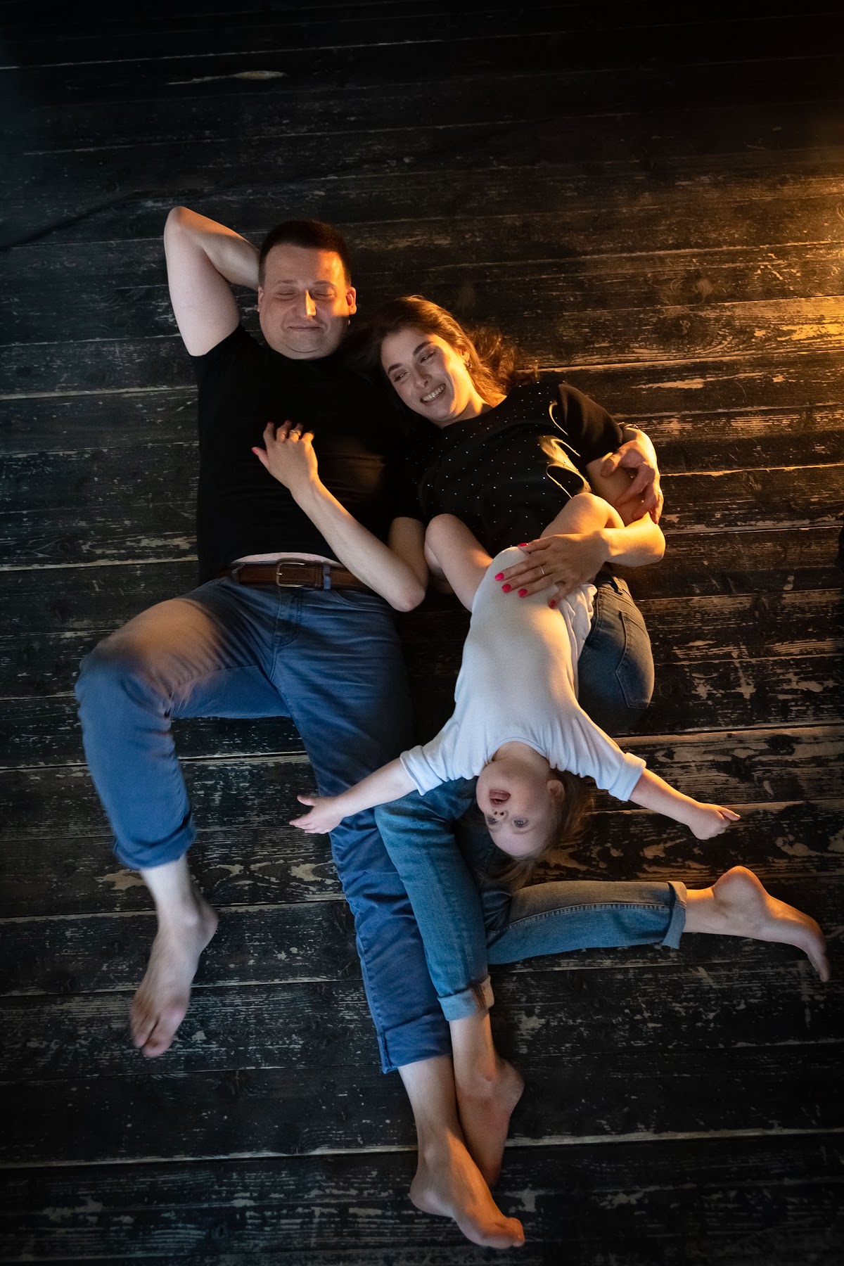 Семейная фотосессия в студии зал Loft