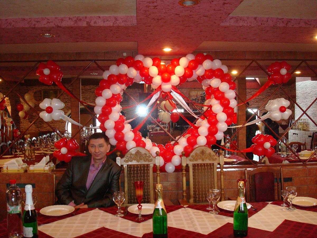 Сердце из шаров