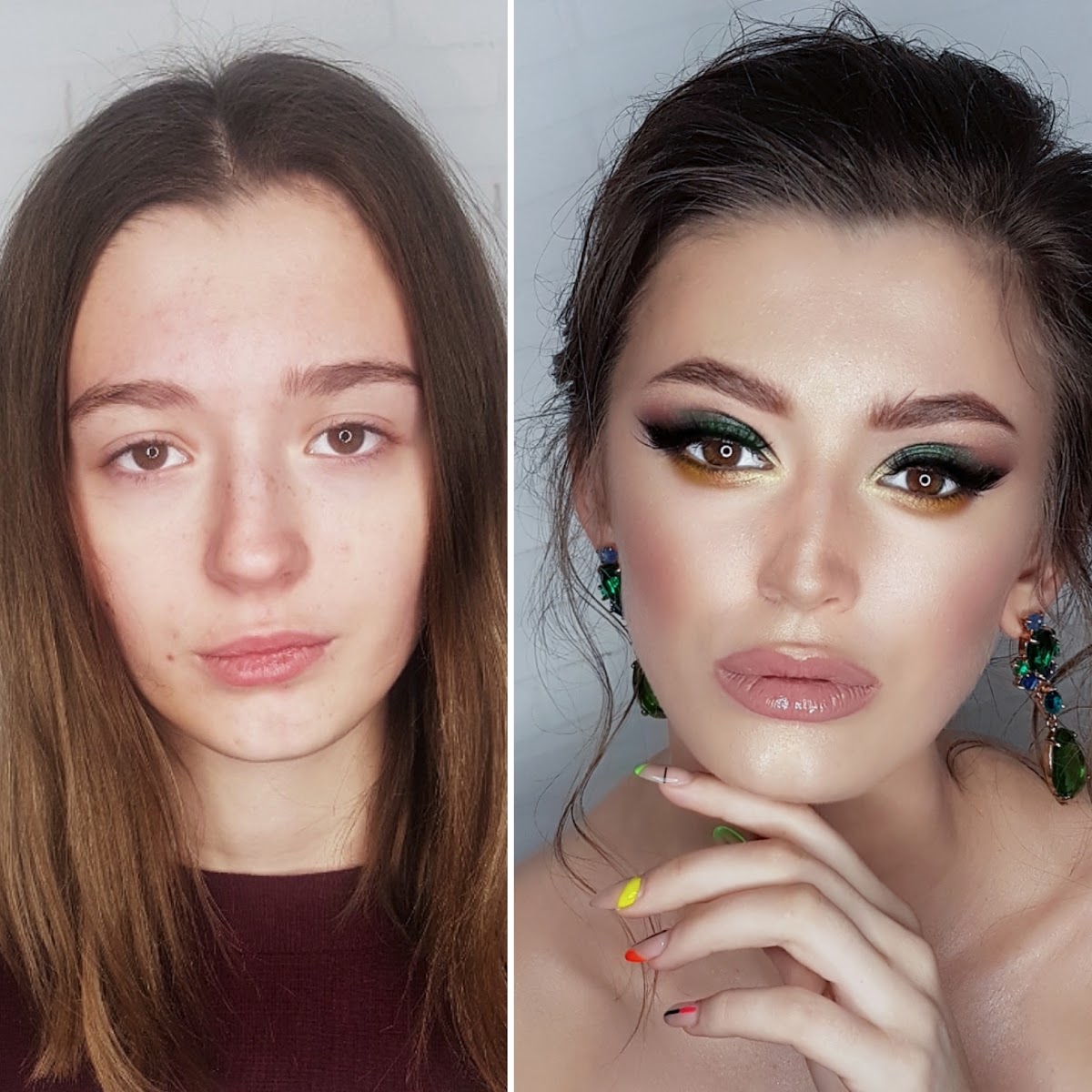 До и после