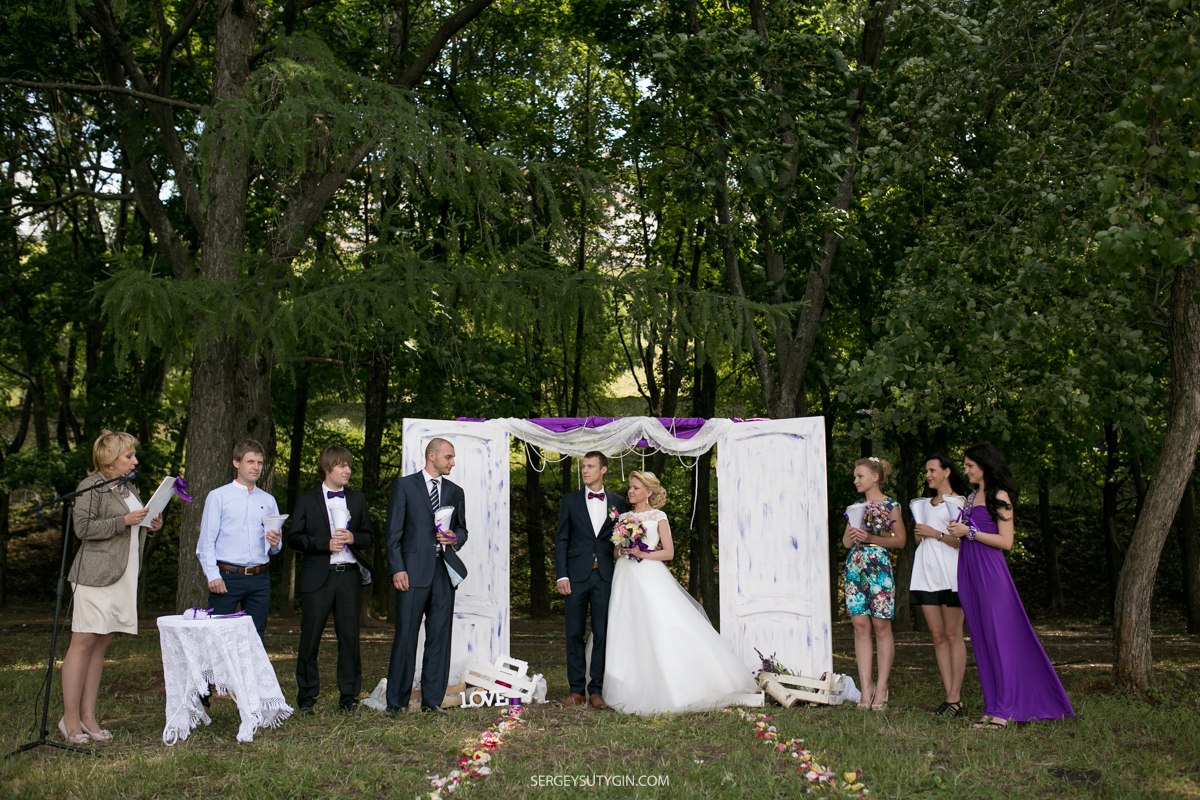 Выездная церемония с ноткой прованса