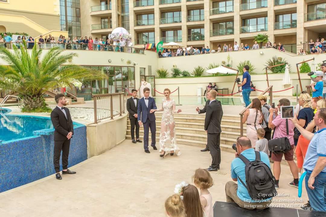 Wedding Show& Beach Party 2016. Swissotel Resort Sochi Kamelia. Организатор и ведущая свадебной Церемонии Наталия Третьякова