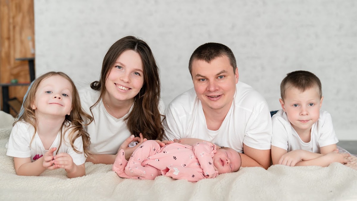 Ольга, Виктор и дети