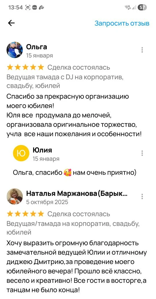 Отзывы с других площадок