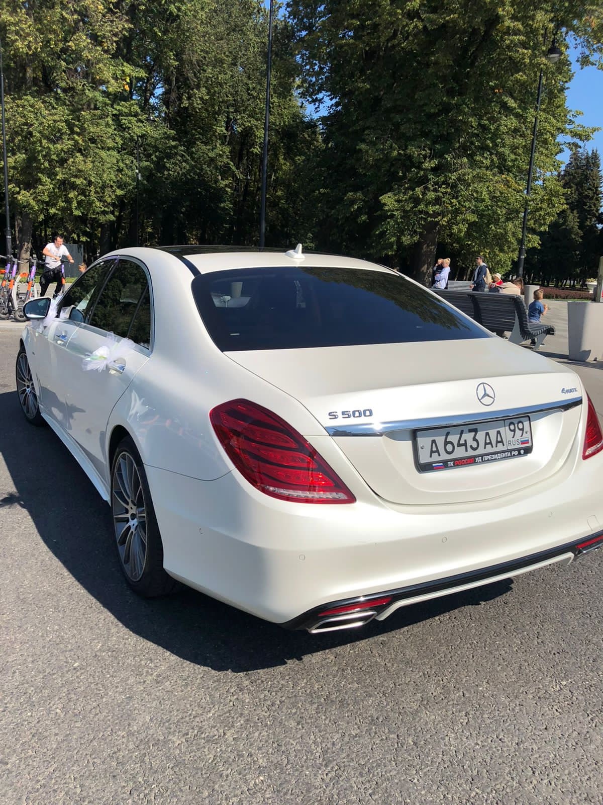 Мерседес S500(w222)AMG гос.N643 — кадр 2 из 15