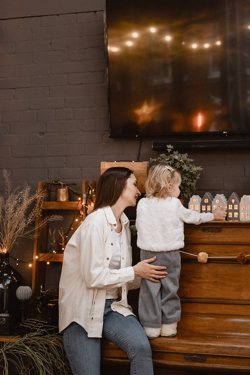 Семейная новогодняя фотосессия