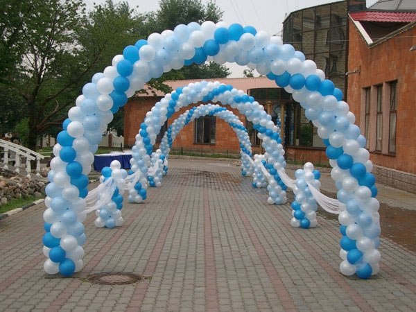 Оформление воздушными шарами