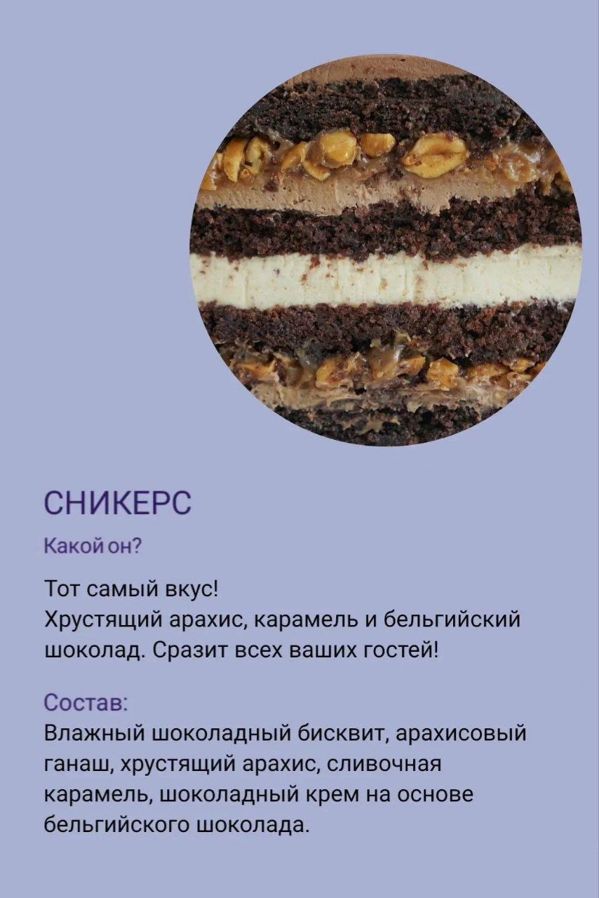 Начинки для тортов
