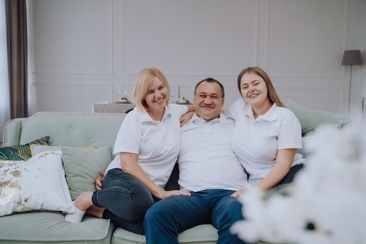 Семейная фотосессия в  фотостудии