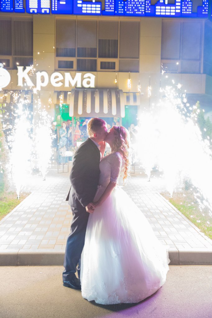 Свадьба Любы и Антона - кафе "Крема"