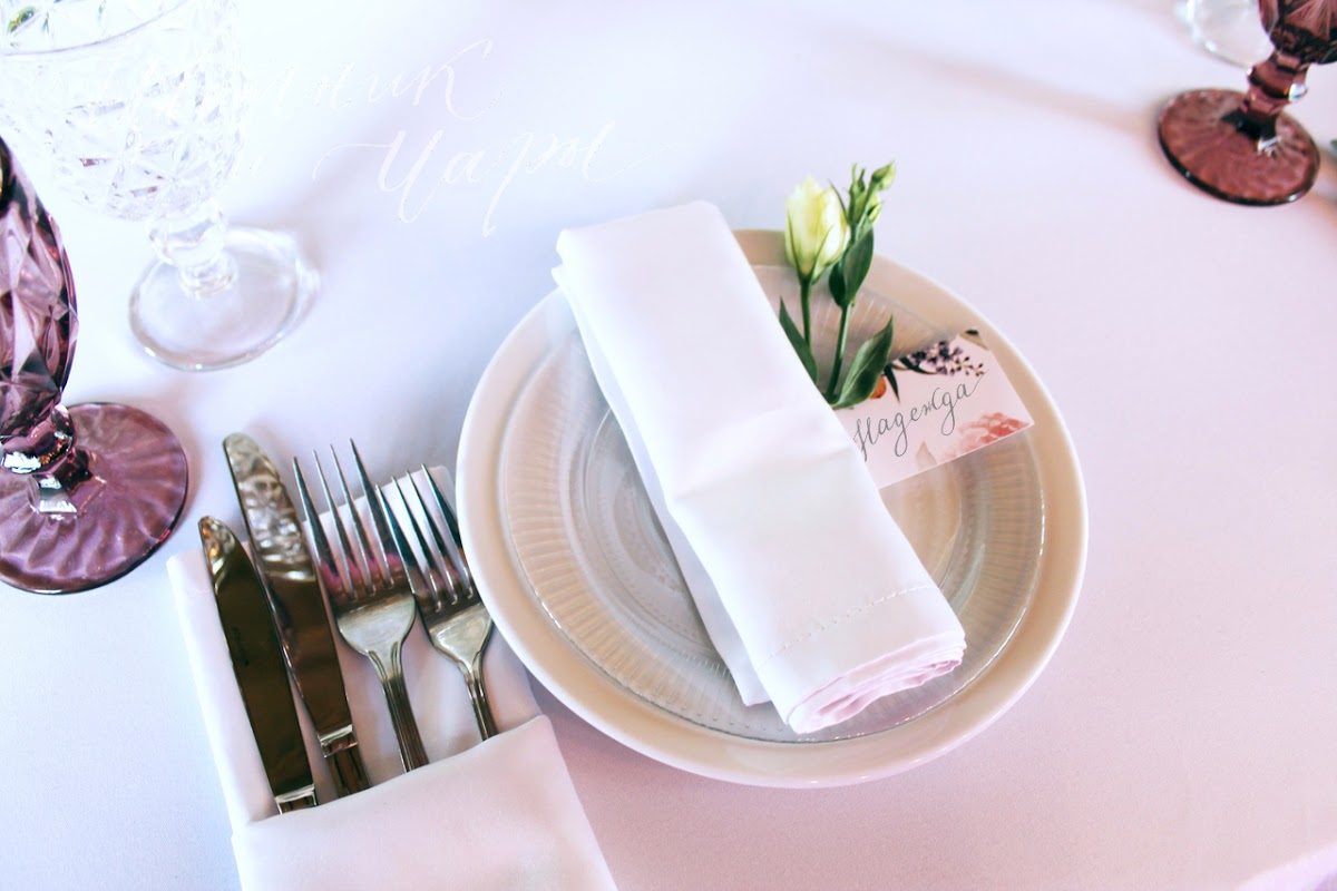 СЕРВИРОВКА СТОЛА СВАДЬБЫ ЦветникWEDDING