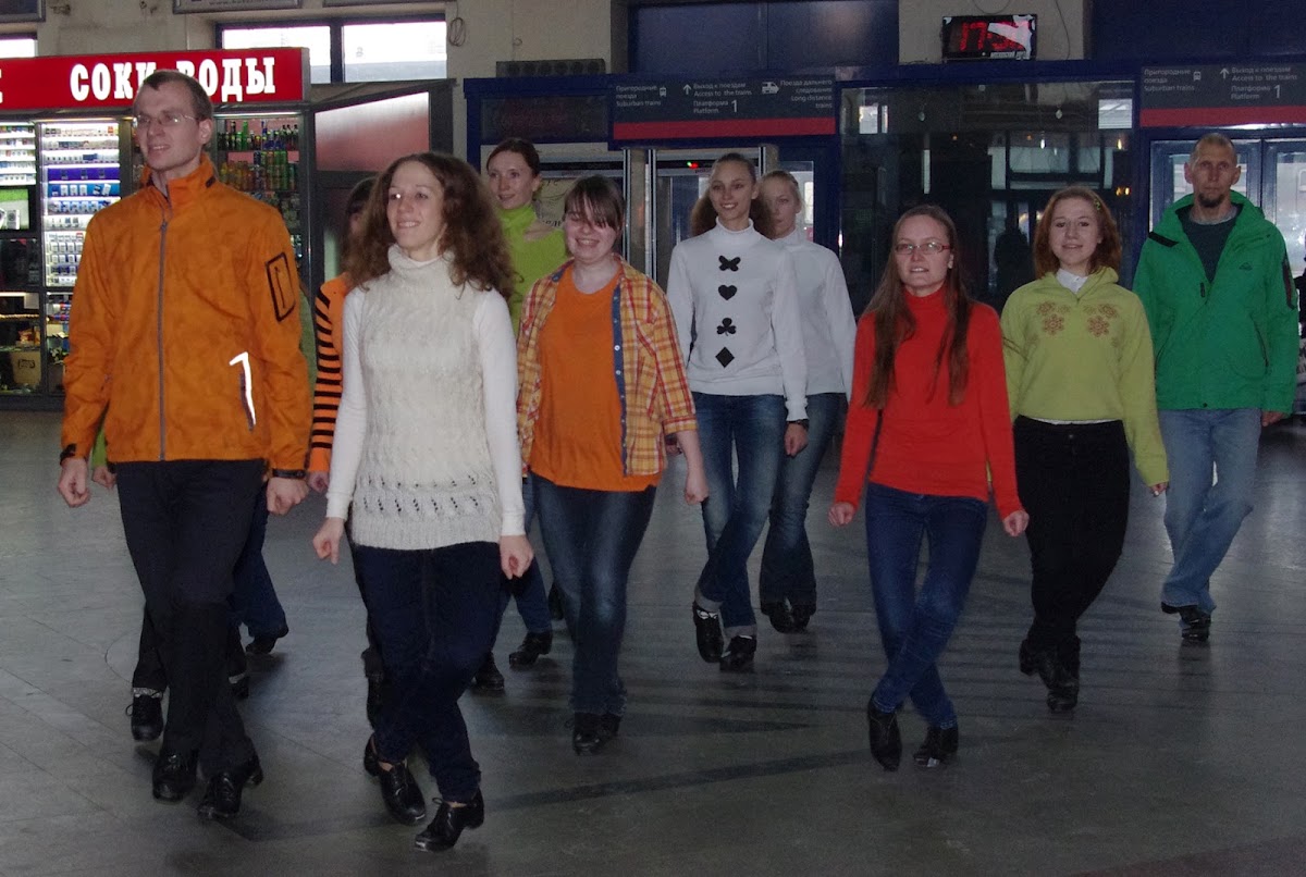 FLASHMOB по Ирландским танцам