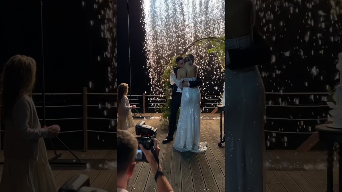 Wedding backstage