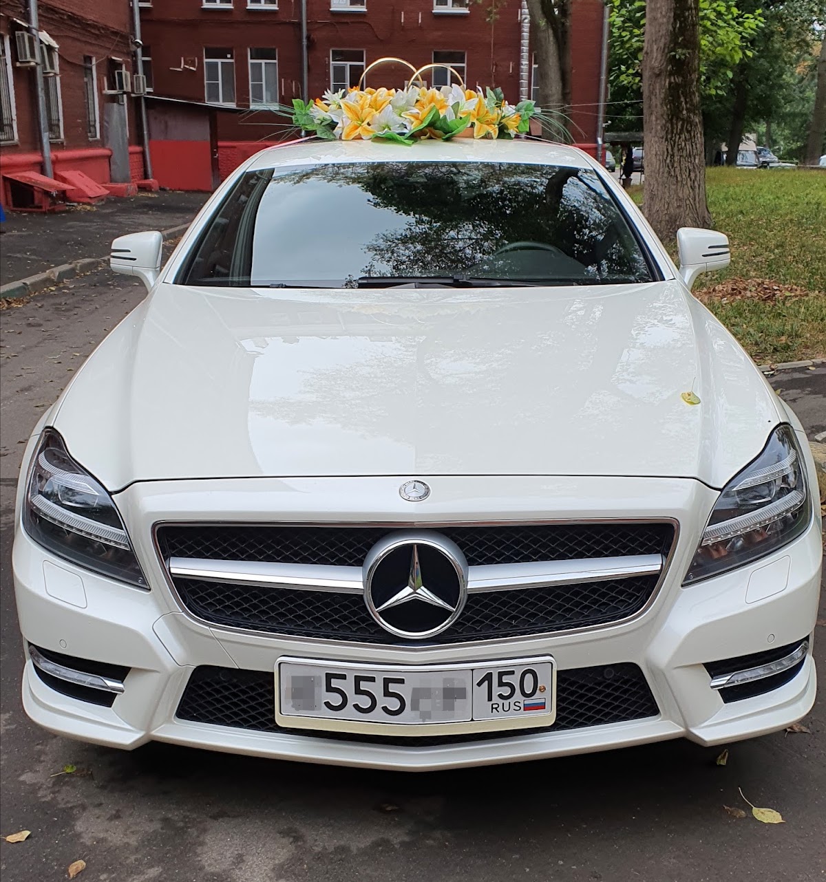 Mercedes CLS, белый