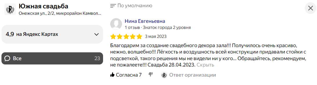 Отзывы наших клиентов