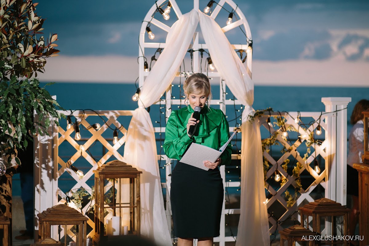 Вечерняя свадебная церемония Аркадия и Полины . Swissotel Resort Sochi Kamelia. Фото Сергей Найбич